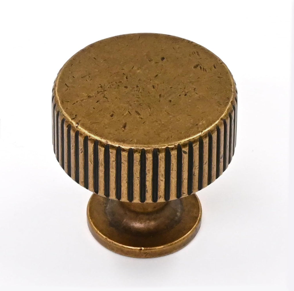 10 Pack Antique Brass Kitchen Cabinet Knobs Cabinet Hardware Zinc Knobs for Dresser Drawers