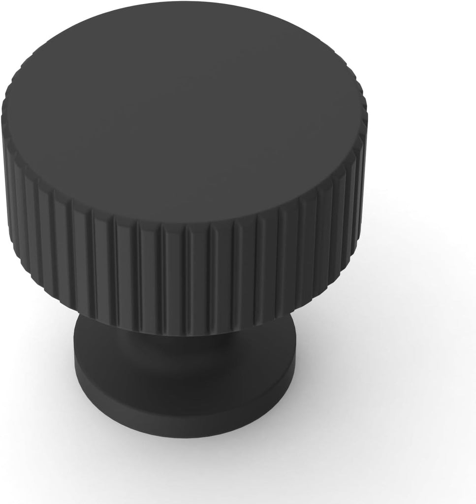 10 Pack Matte Black Kitchen Cabinet Knobs Drawer Cabinet Hardware Zinc Knobs for Dresser Drawers