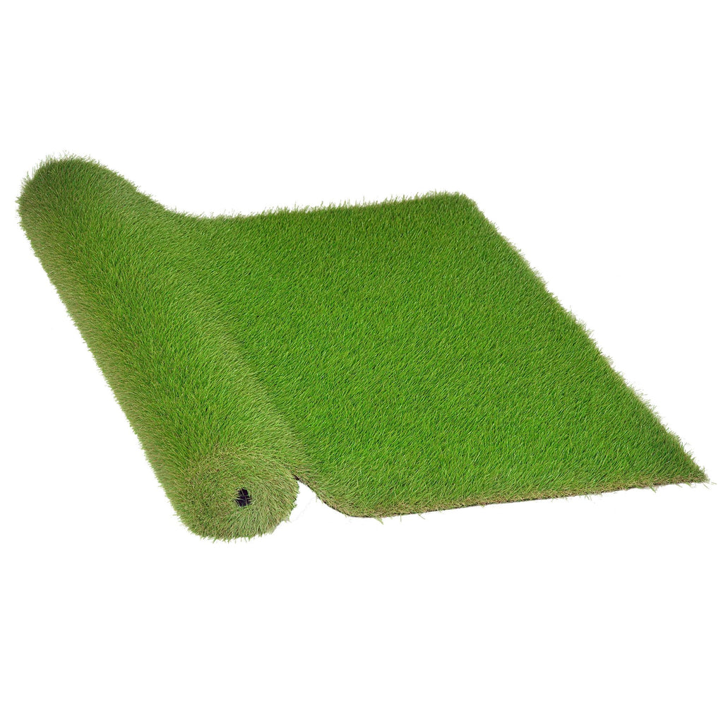 10' X 3' Artificial Turf Grass - UV Protected with Drain Holes for Rain 1.25" Height Simulated Look & Feel for Home Garden