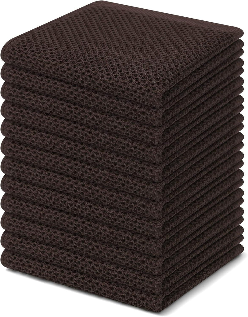 100% Cotton Waffle Weave Kitchen Dish Cloths