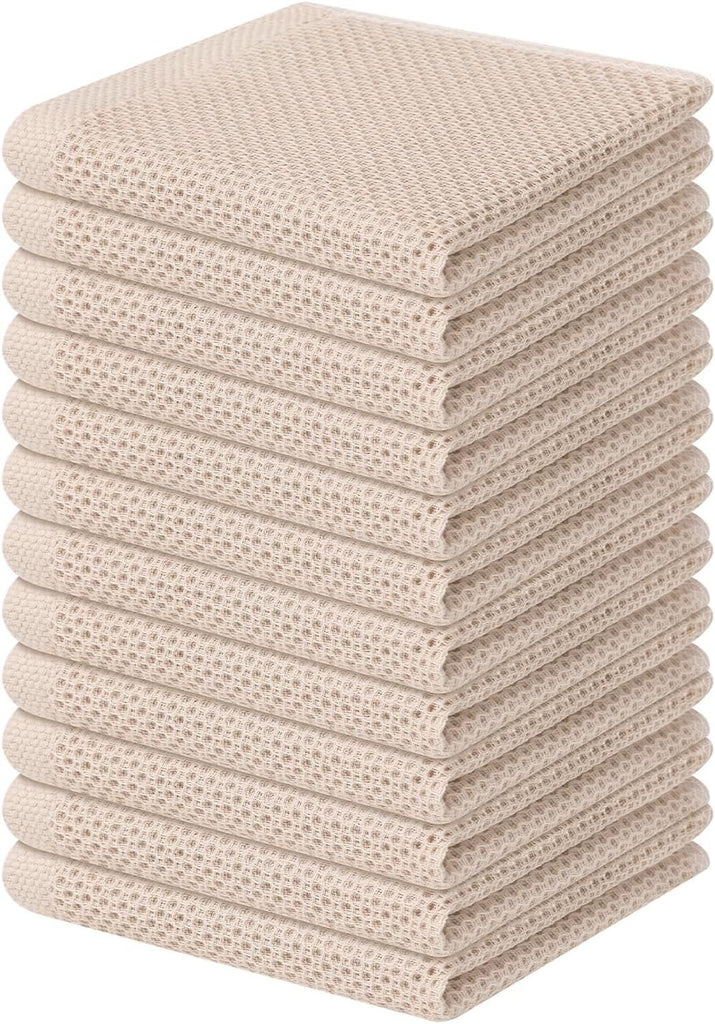 100% Cotton Waffle Weave Kitchen Dish Cloths
