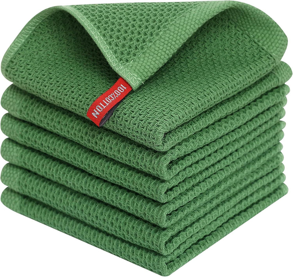 100% Cotton Waffle Weave Kitchen Dish Cloths