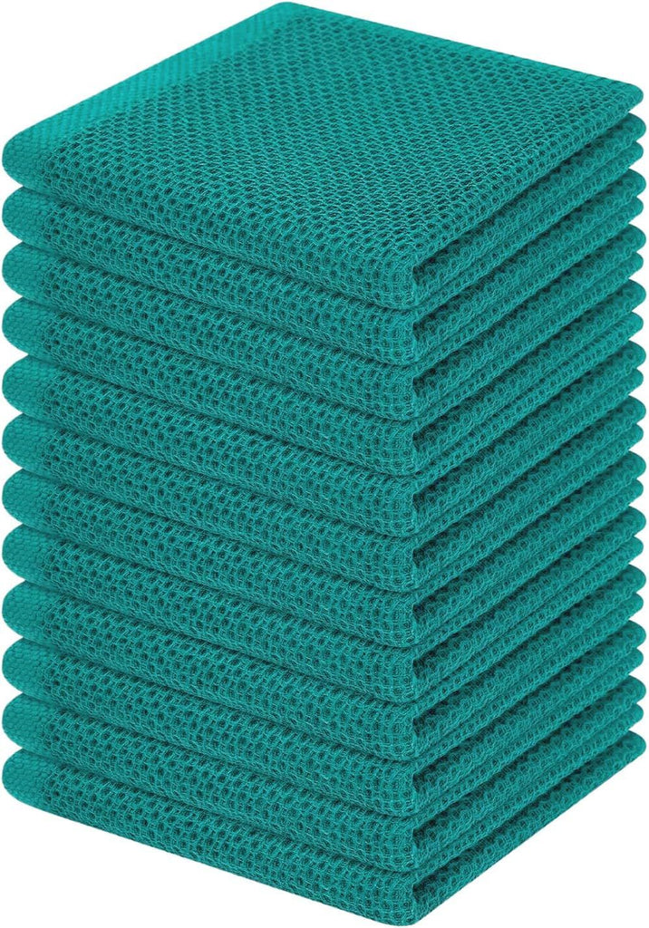 100% Cotton Waffle Weave Kitchen Dish Cloths