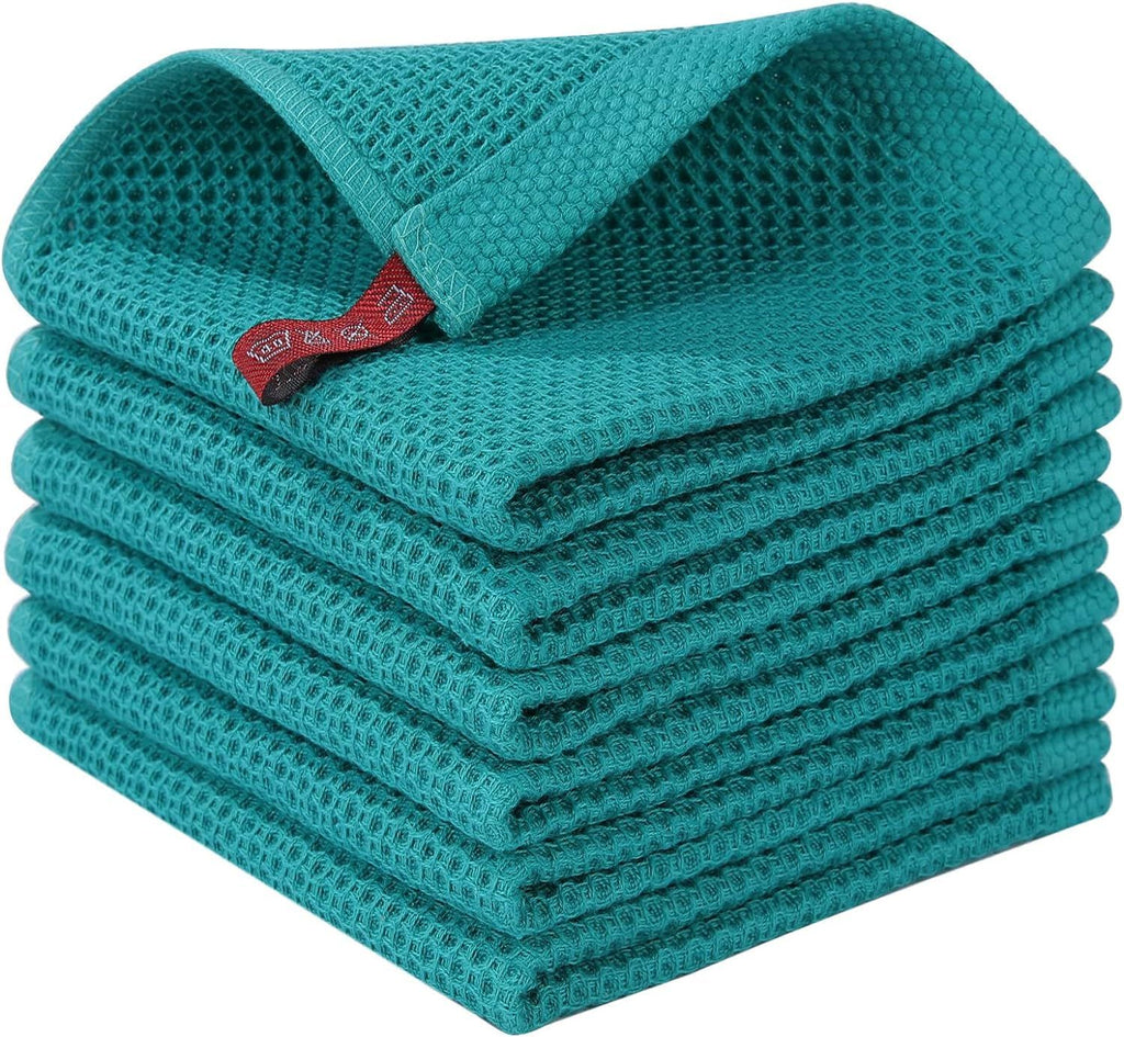 100% Cotton Waffle Weave Kitchen Dish Cloths