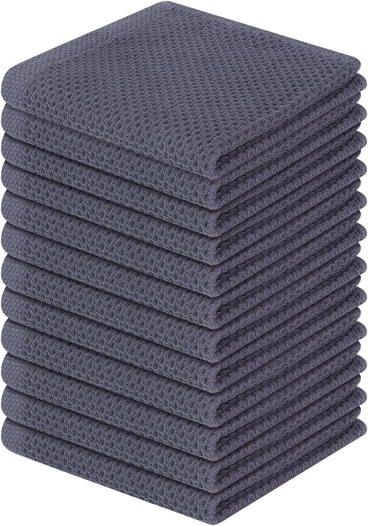 100% Cotton Waffle Weave Kitchen Dish Cloths