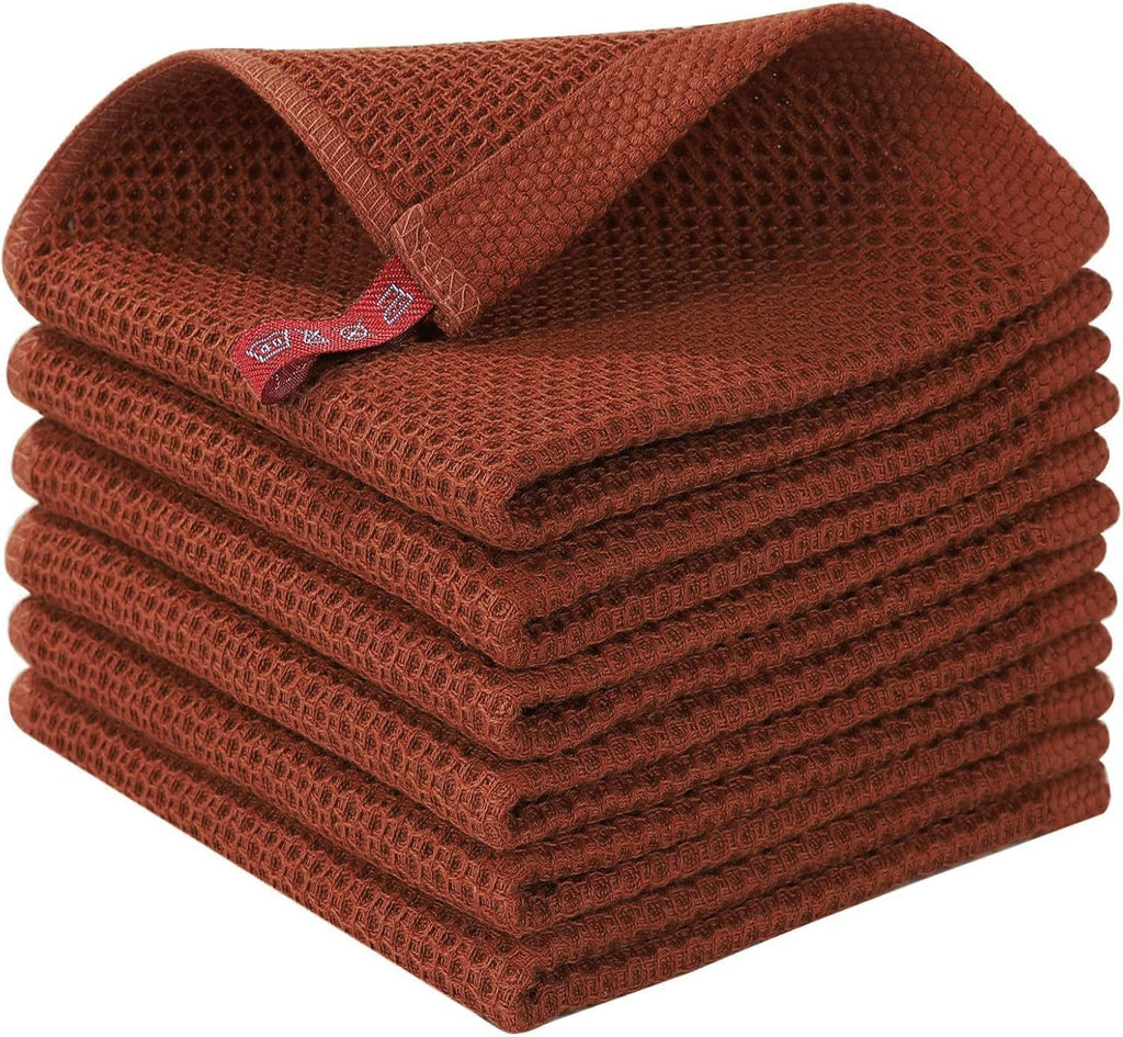 100% Cotton Waffle Weave Kitchen Dish Cloths