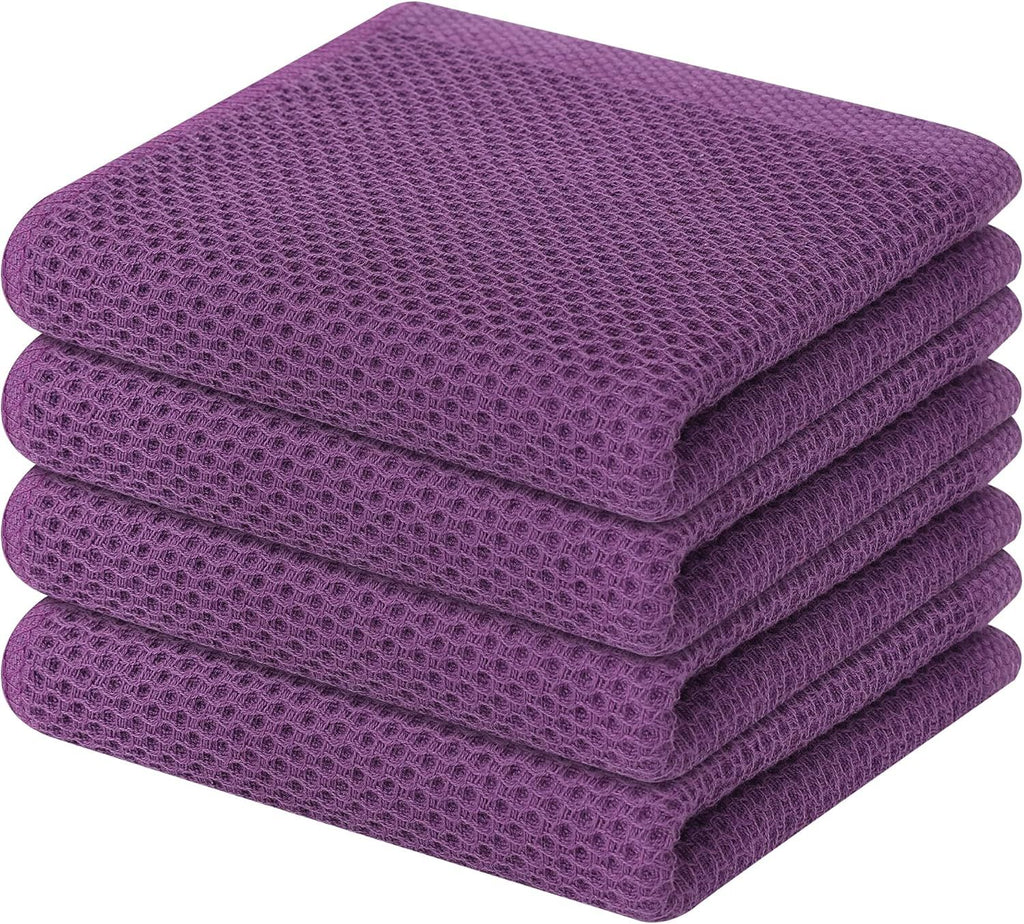 100% Cotton Waffle Weave Kitchen Dish Towel
