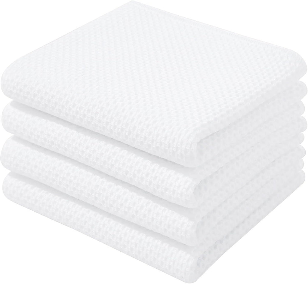 100% Cotton Waffle Weave Kitchen Dish Towels