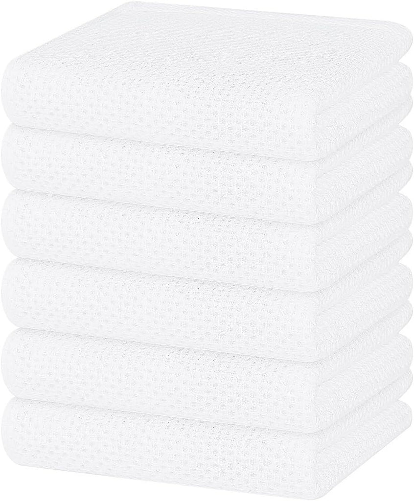 100% Cotton Waffle Weave Kitchen Dish Towels