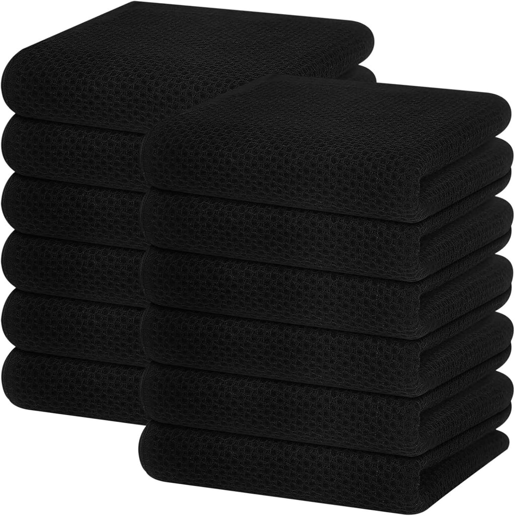 100% Cotton Waffle Weave Kitchen Dish Towels