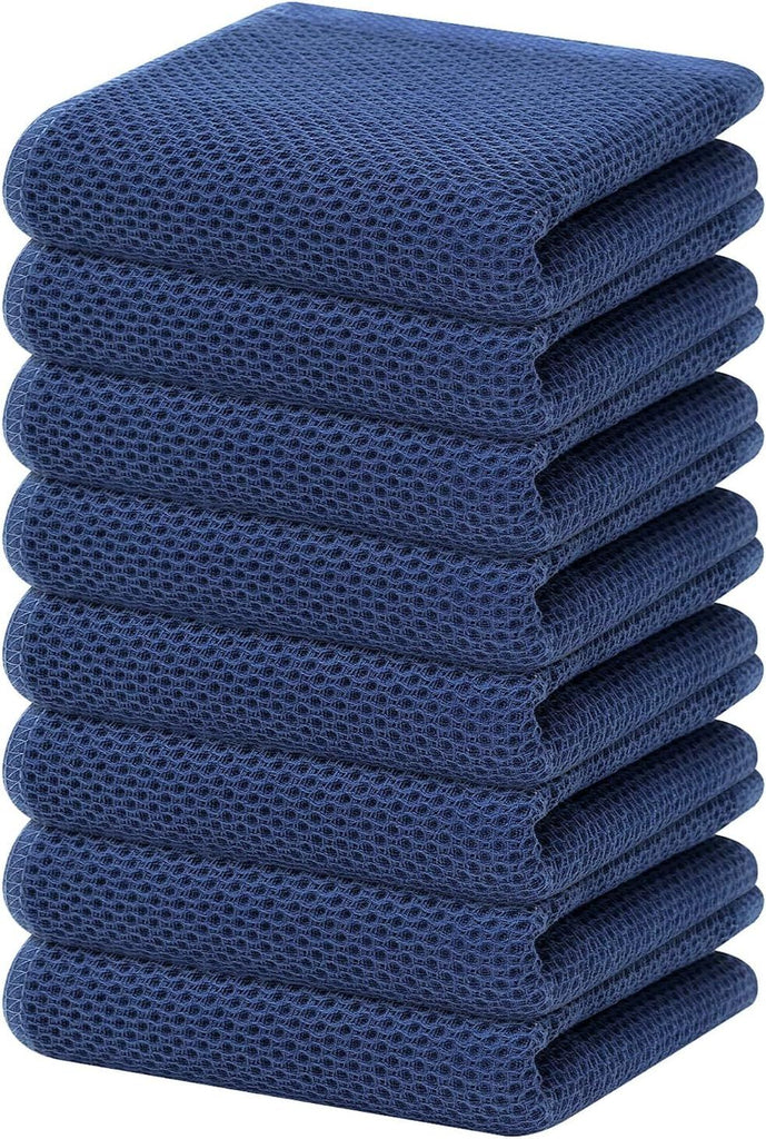 100% Cotton Waffle Weave Kitchen Dish Towels