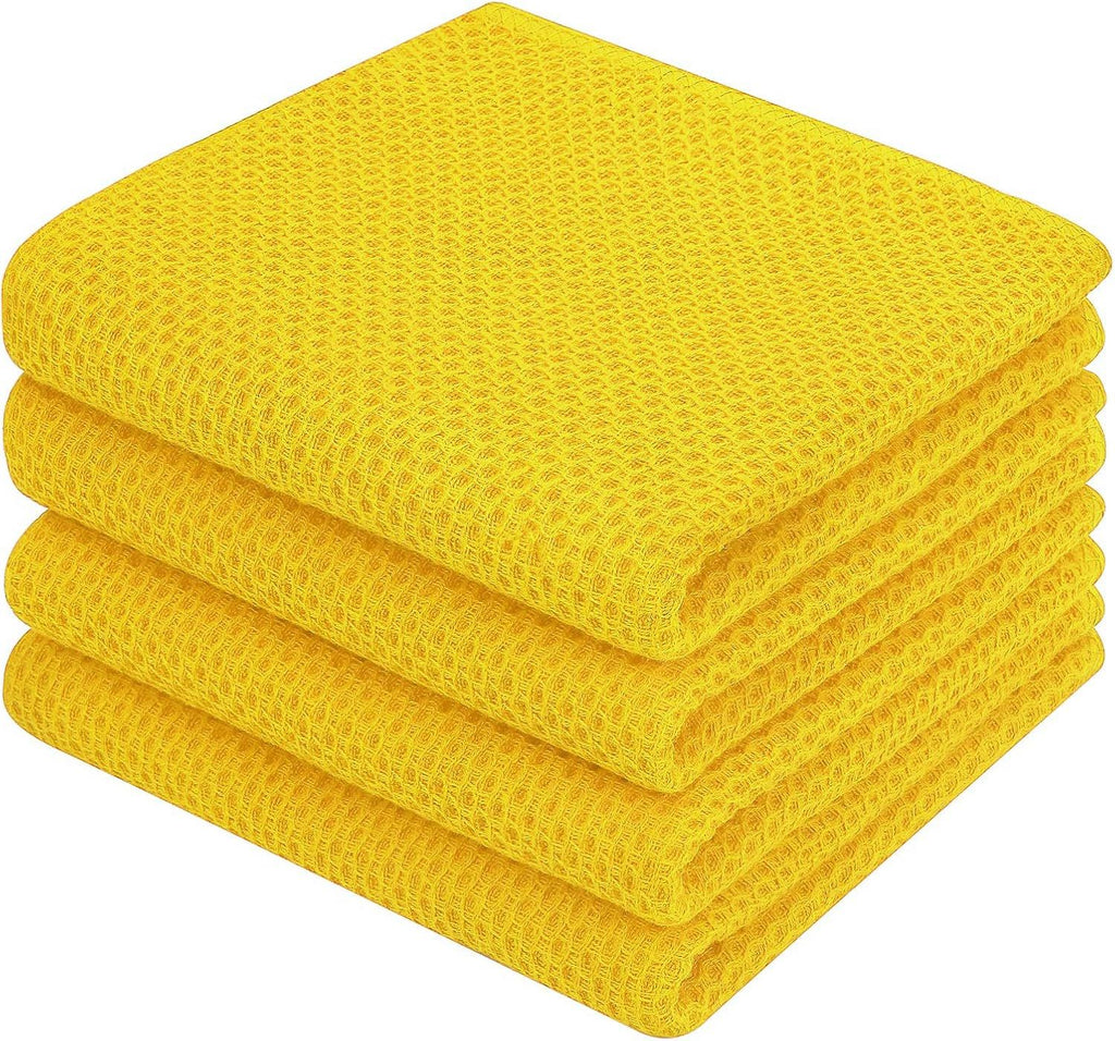 100% Cotton Waffle Weave Kitchen Dish Towels