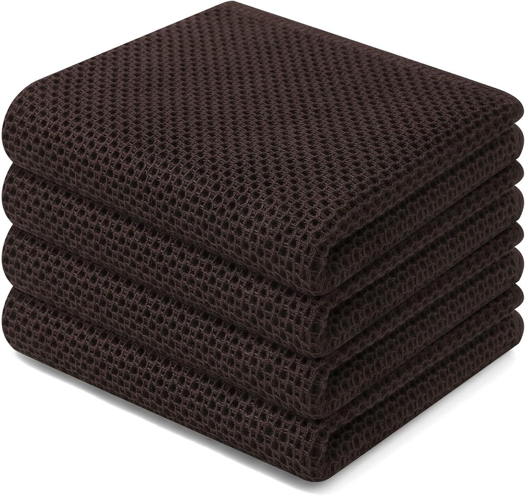 100% Cotton Waffle Weave Kitchen Dish Towels