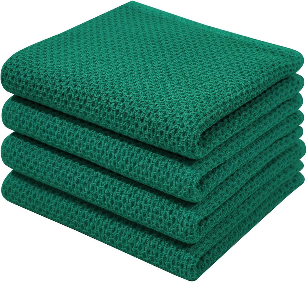 100% Cotton Waffle Weave Kitchen Dish Towels