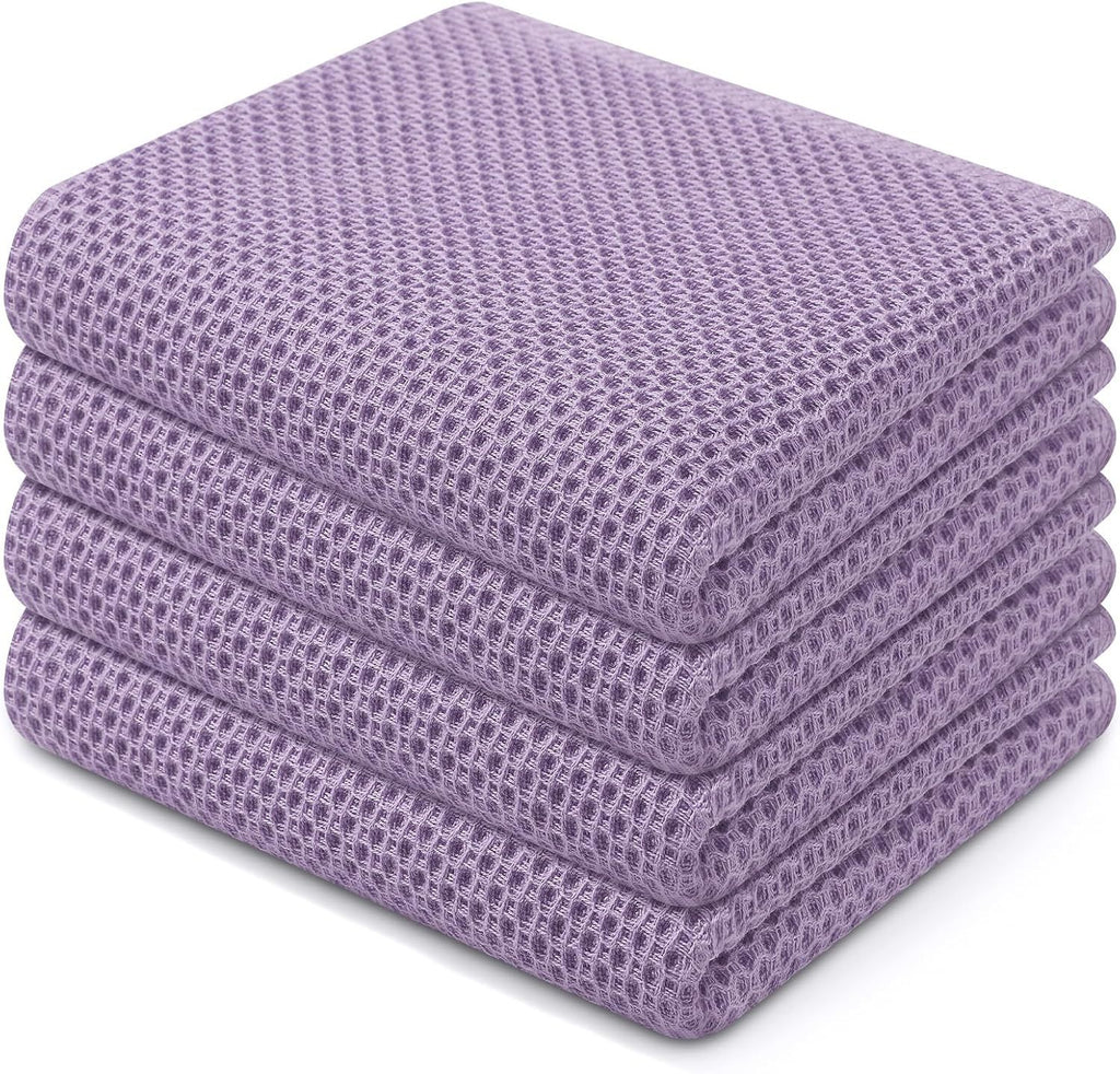 100% Cotton Waffle Weave Kitchen Dish Towels