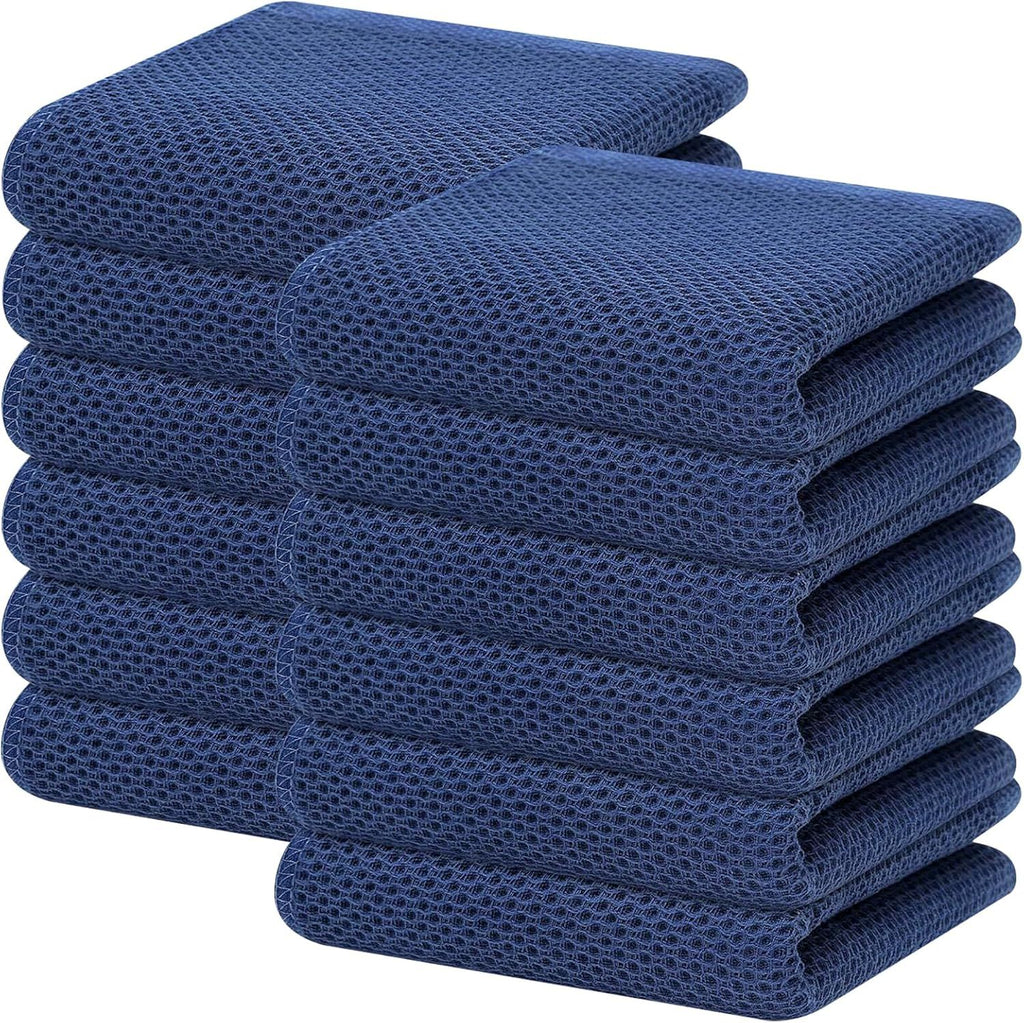 100% Cotton Waffle Weave Kitchen Dish Towels