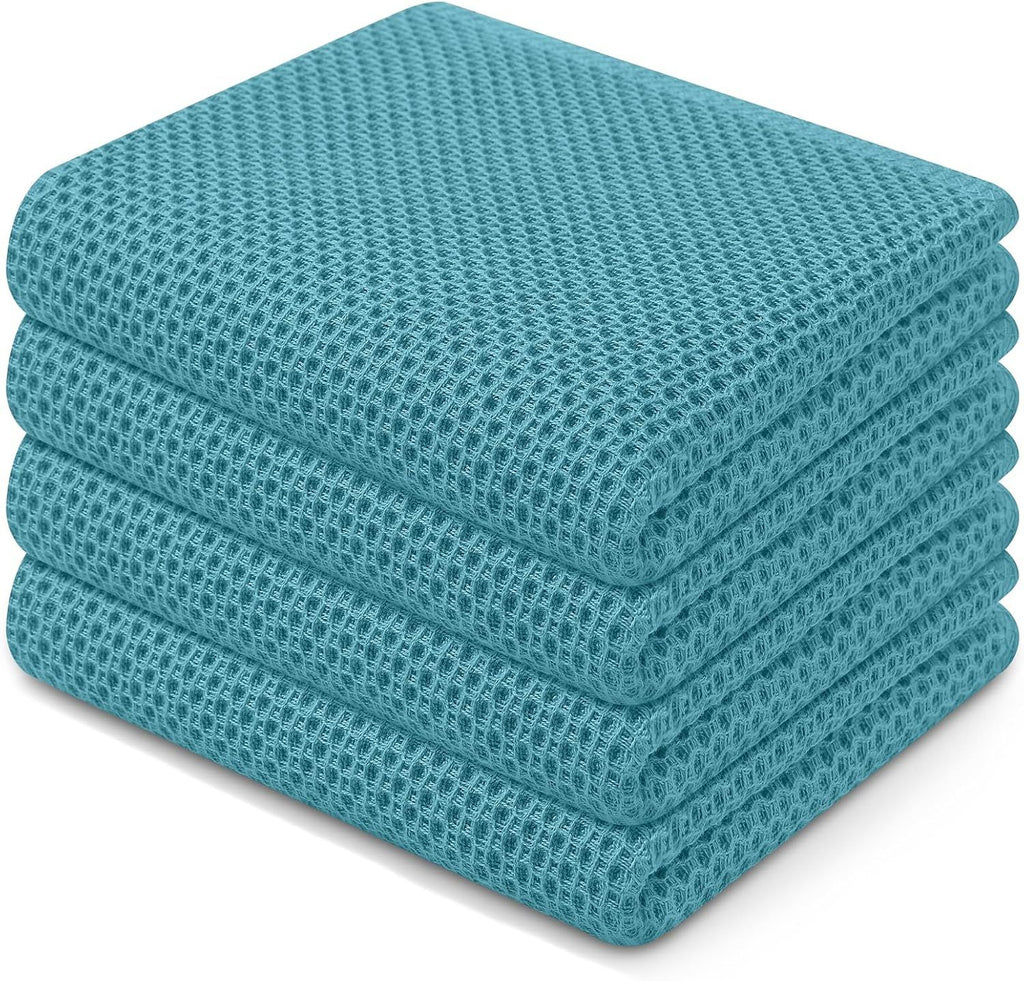 100% Cotton Waffle Weave Kitchen Dish Towels