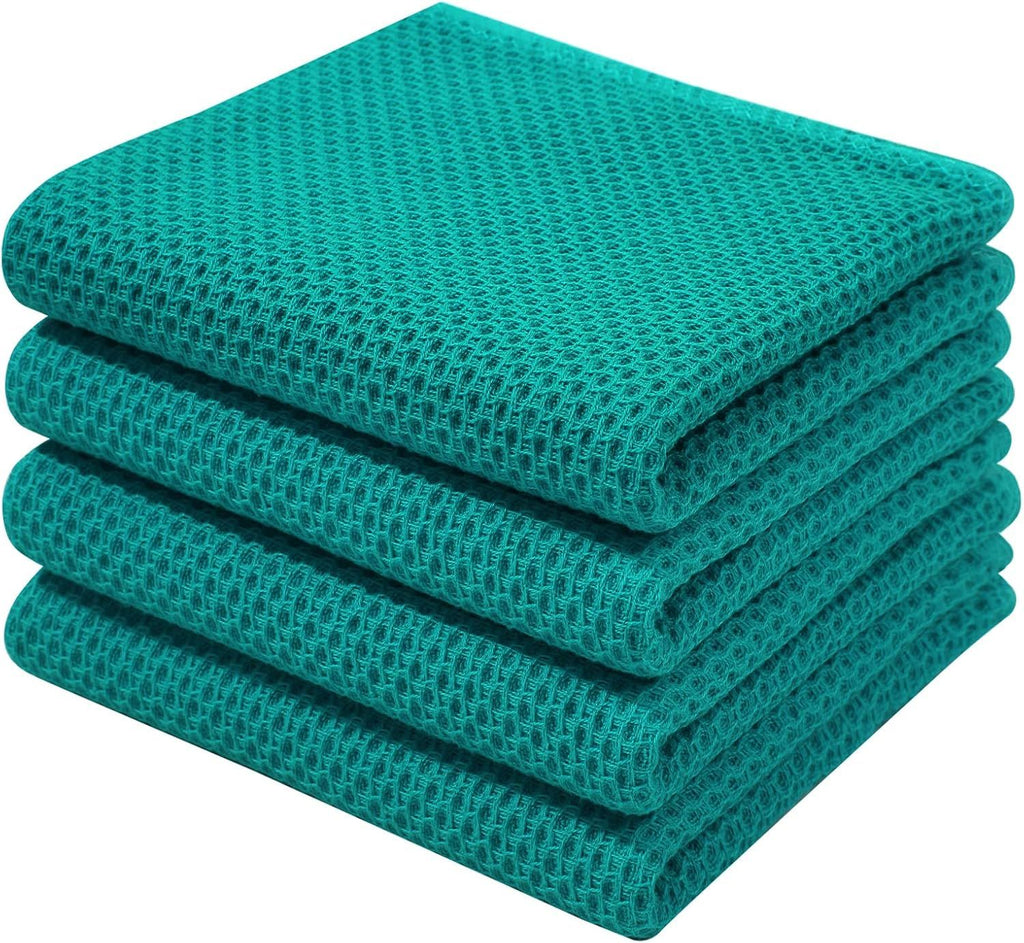 100% Cotton Waffle Weave Kitchen Dish Towels