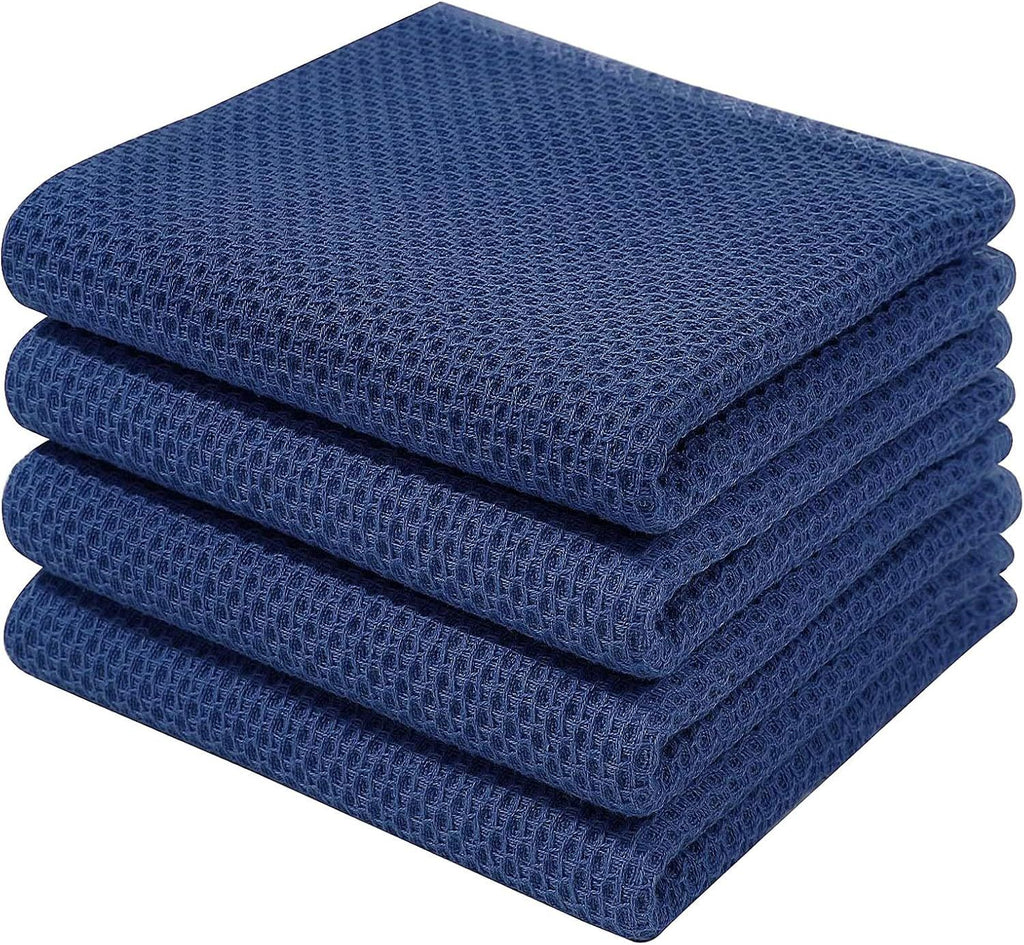 100% Cotton Waffle Weave Kitchen Dish Towels