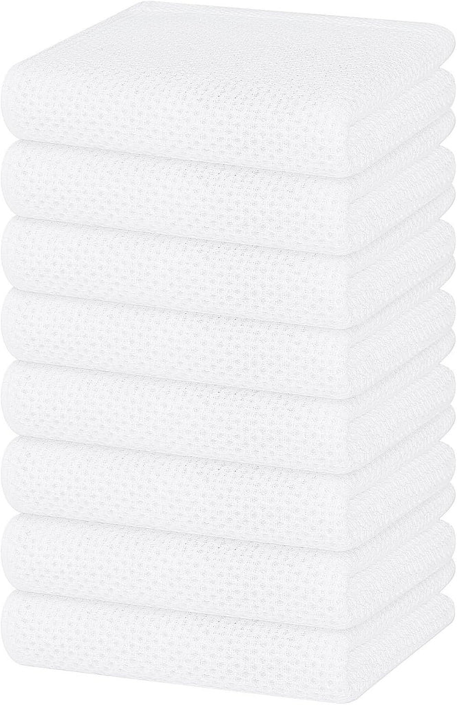 100% Cotton Waffle Weave Kitchen Dish Towels