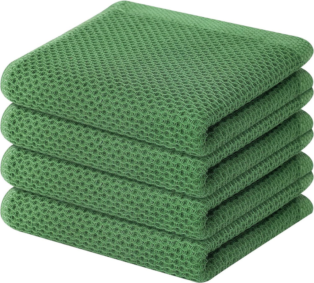 100% Cotton Waffle Weave Kitchen Dish Towels