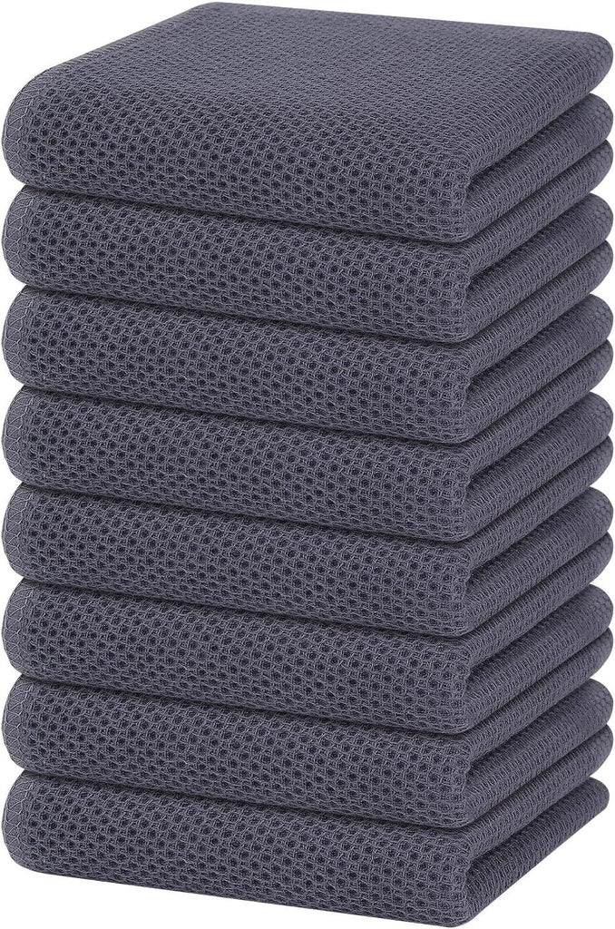 100% Cotton Waffle Weave Kitchen Dish Towels