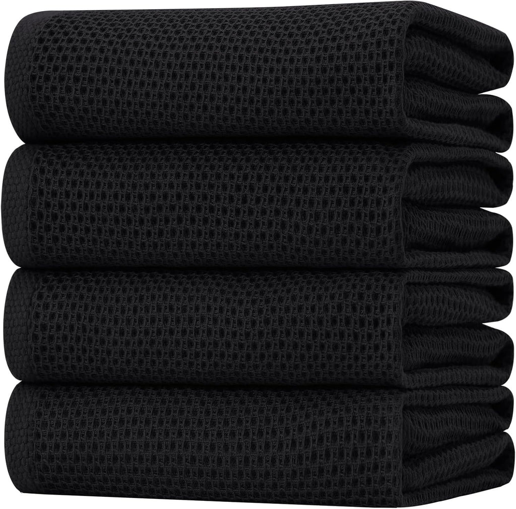 100% Cotton Waffle Weave Kitchen Dish Towels