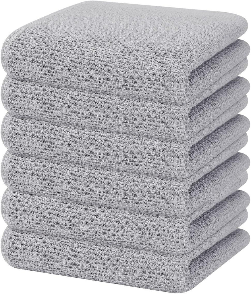100% Cotton Waffle Weave Kitchen Dish Towels