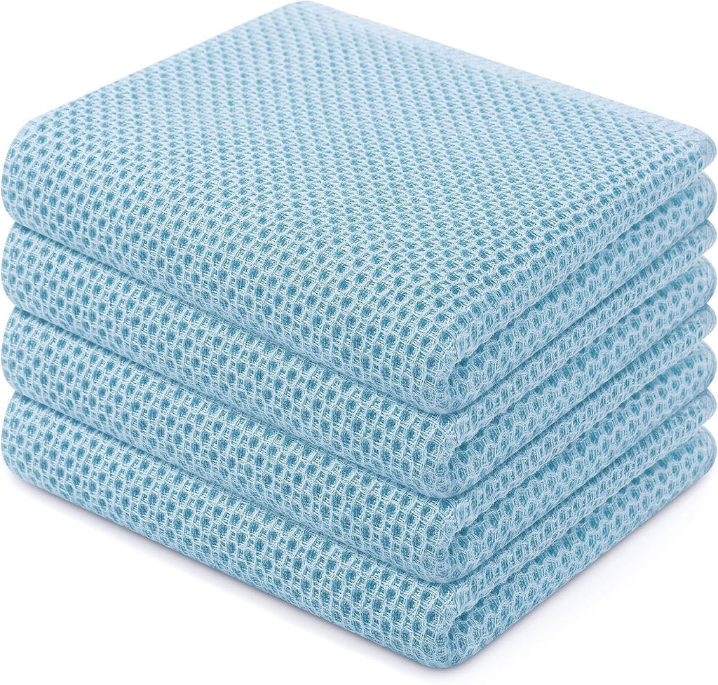 100% Cotton Waffle Weave Kitchen Dish Towels