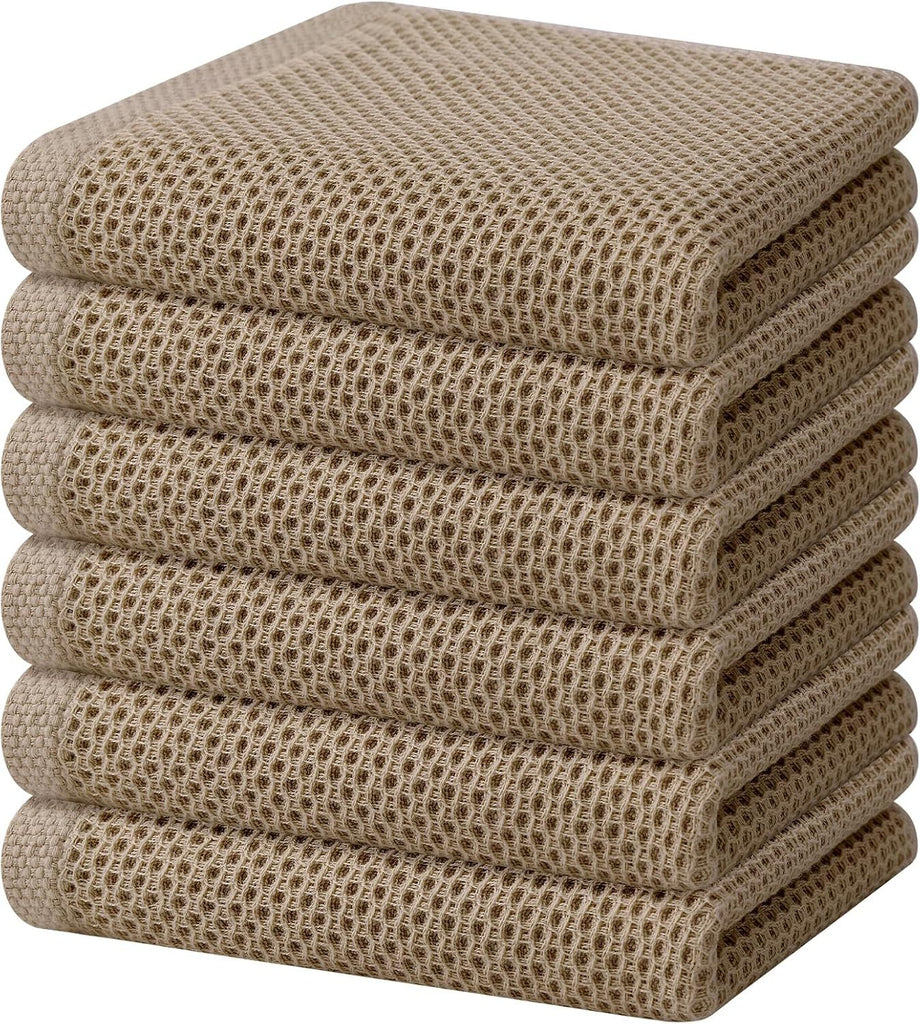 100% Cotton Waffle Weave Kitchen Dish Towels