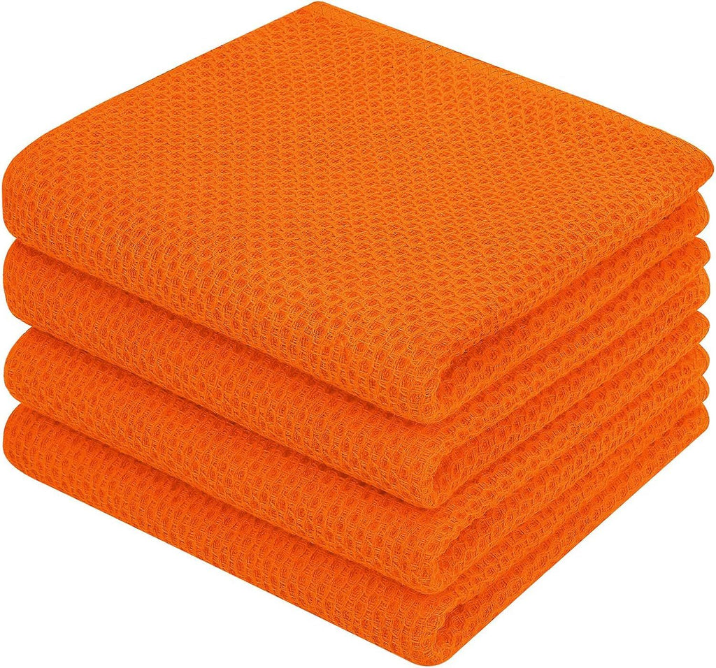 100% Cotton Waffle Weave Kitchen Dish Towels