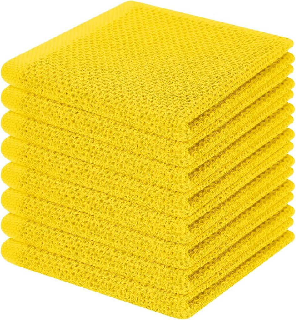 100% Cotton Waffle Weave Kitchen Dish Towels