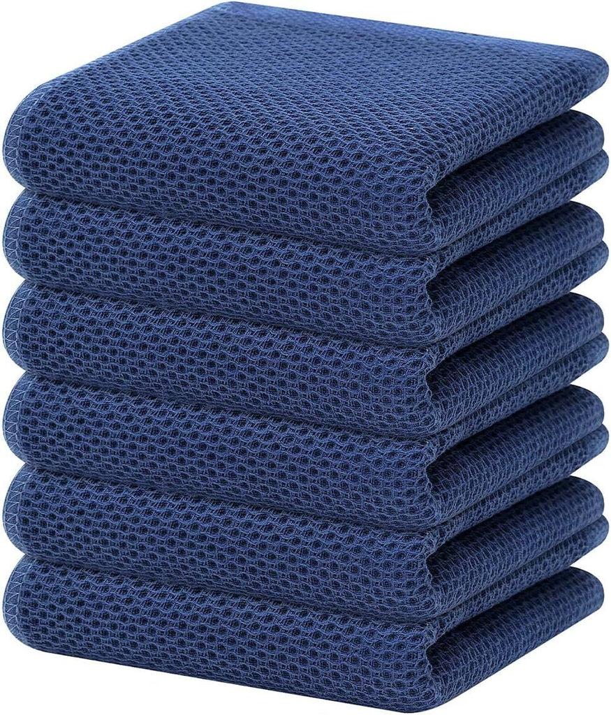 100% Cotton Waffle Weave Kitchen Dish Towels