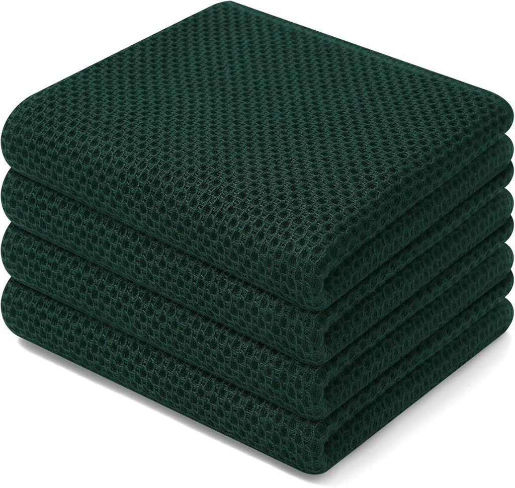 100% Cotton Waffle Weave Kitchen Dish Towels
