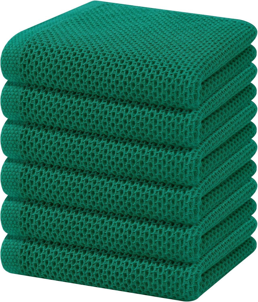 100% Cotton Waffle Weave Kitchen Dish Towels