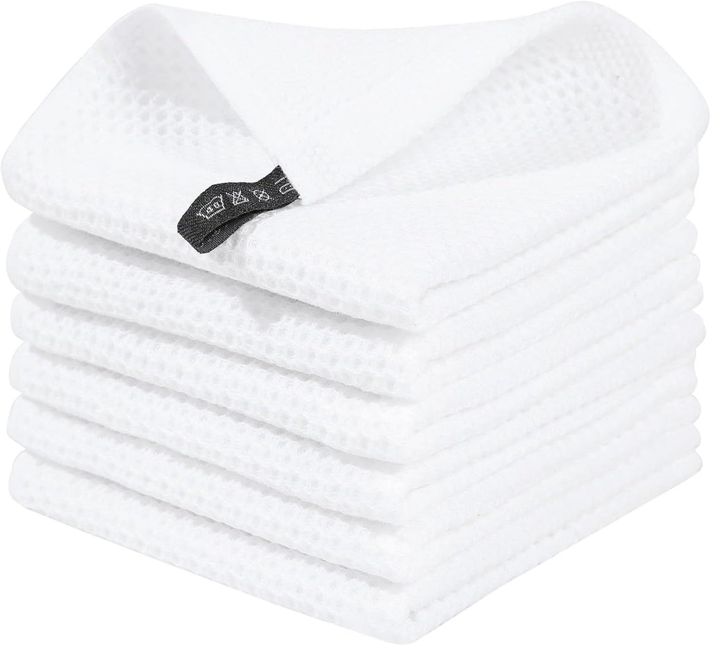 100% Cotton Waffle Weave Kitchen Dish Towels