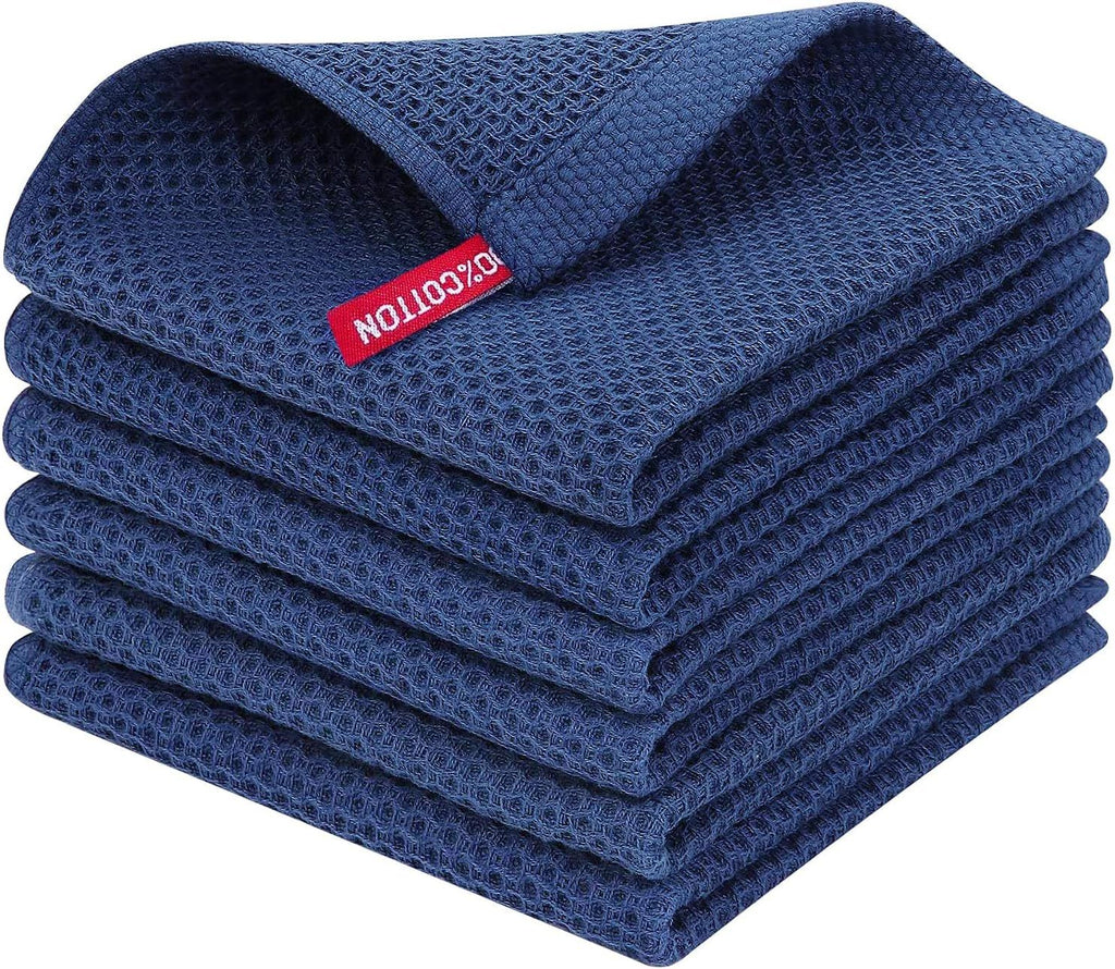 100% Cotton Waffle Weave Kitchen Dish Towels