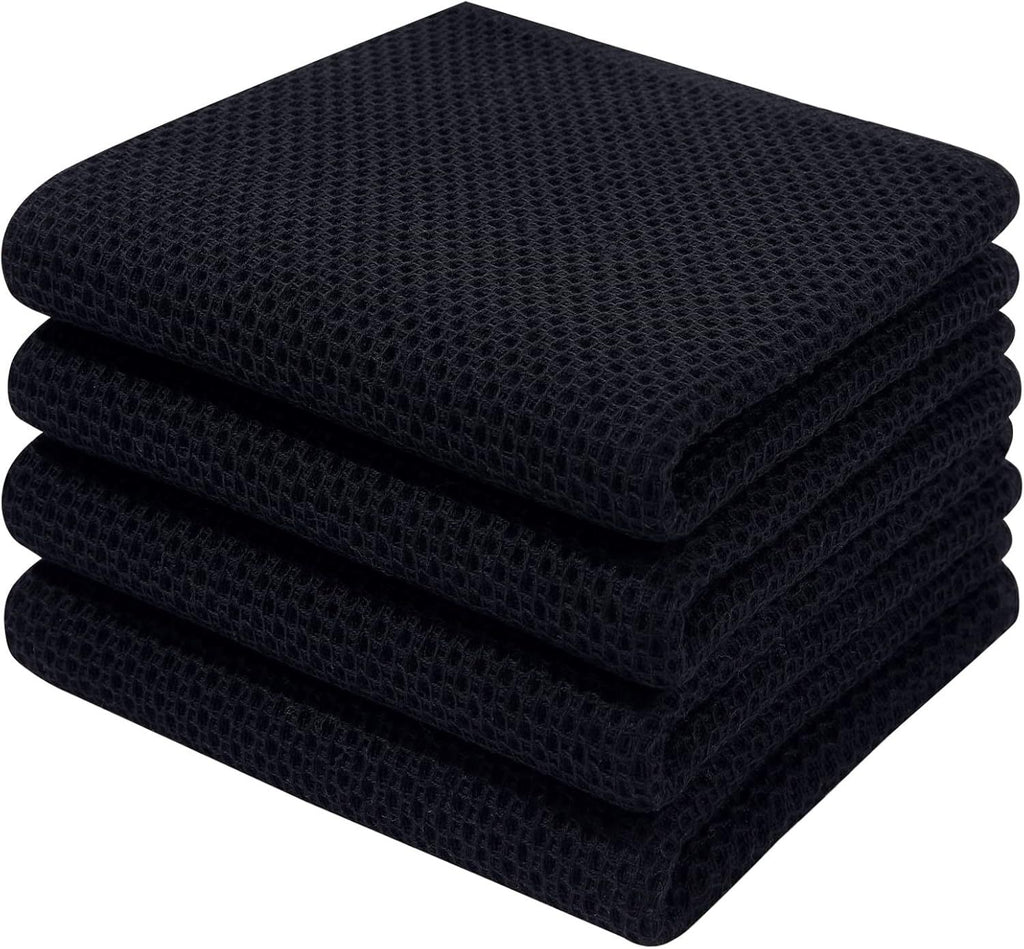 100% Cotton Waffle Weave Kitchen Dish Towels