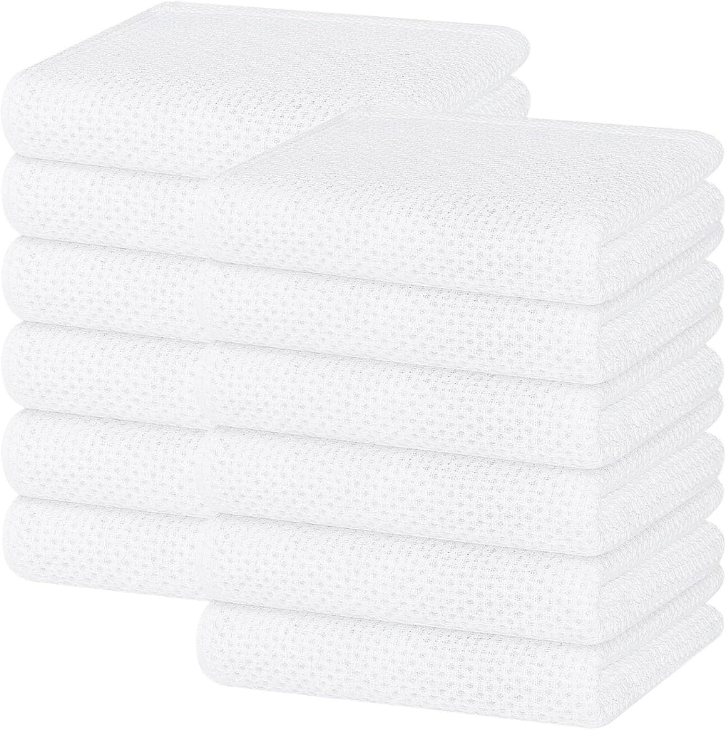 100% Cotton Waffle Weave Kitchen Dish Towels