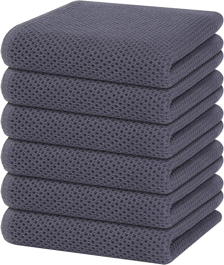 100% Cotton Waffle Weave Kitchen Dish Towels