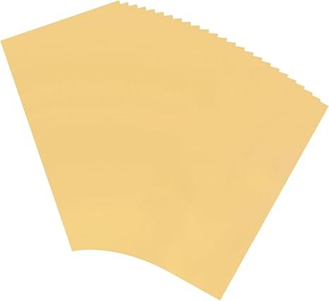 100 Sheets Heat Reactive Foil, 20x29cm Laser Gold Foil Transfer Sheets Toner Reactive Foil Transfer Foil Sheets Hot Foil Stamping Paper for Crafts DIY Cardmaking Album Decoration