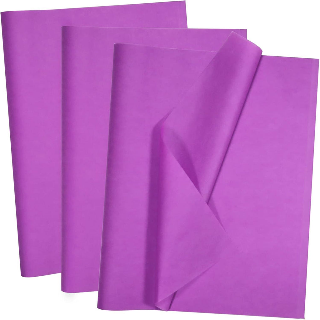 100 Sheets Plum Tissue Paper 14 x 20 Inches Orange Wrapping Paper Bulk for Weddings Birthday DIY Project Christmas