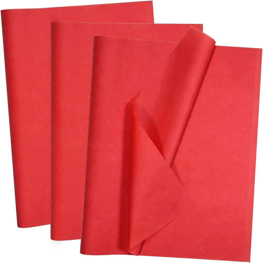 100 Sheets Red Tissue Paper 14 x 20 Inches Red Wrapping Paper Bulk for Weddings Birthday DIY Project Wrapping Crafts Decor100 Sheets Red Tissue Paper 14 x 20 Inches Red Wrapping Paper B