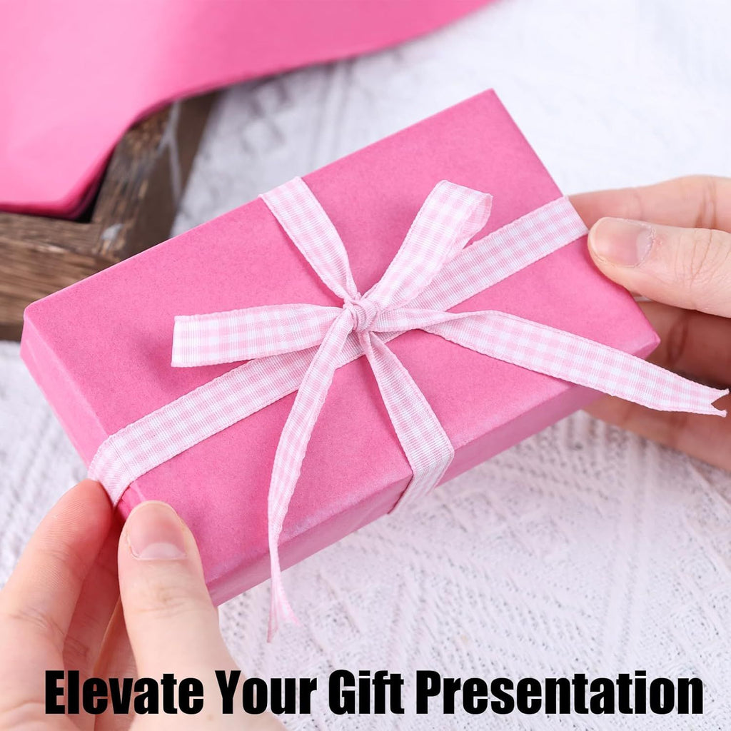 112 Sheets Pink Tissue Paper, 20x14 Inch Red Tissue Paper for Gift Bags Bulk Crafts Wrapping DIY Project