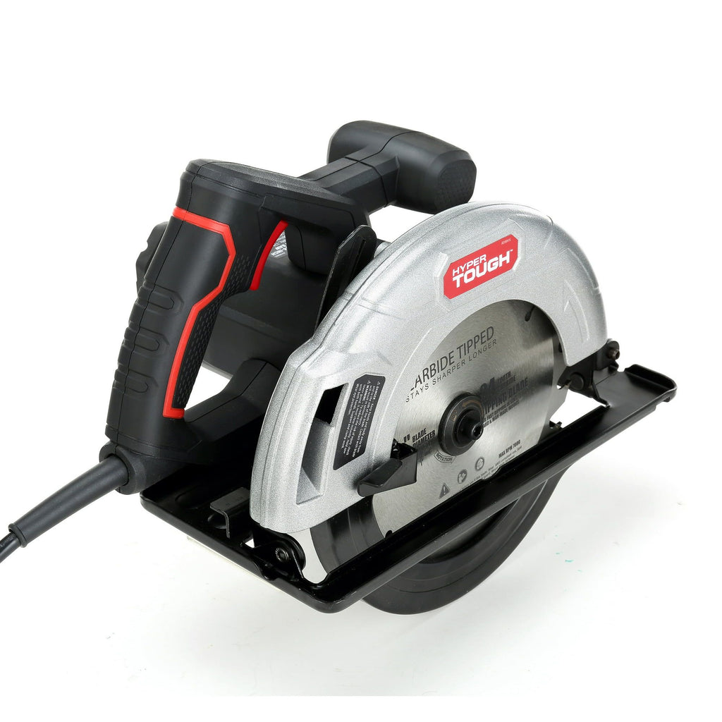 12 Amp Corded 7-1/4 inch Circular Saw with Steel Plate Shoe, Adjustable Bevel, Blade & Rip Fence, New Condition