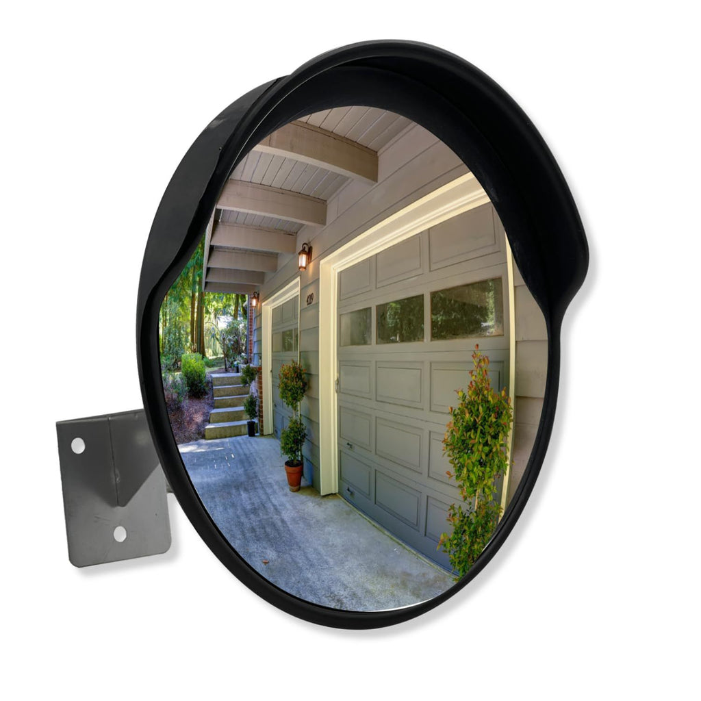 12-Inch Convex Mirror for Blind Spots – Indoor Security Mirror for Close Range Viewing Up to 20 Ft – Shatterproof with Wide Fisheye 90° View