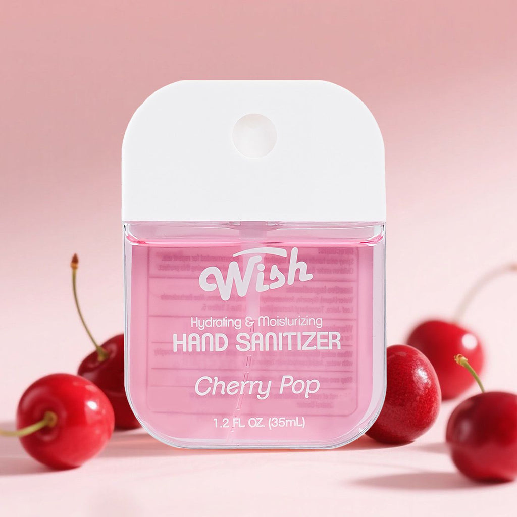 1.2 oz Hand Sanitizer Spray With Bag, (4 Scent) Purple Rain/Peachy Nectar/Fruit Punch/Cherry Pop