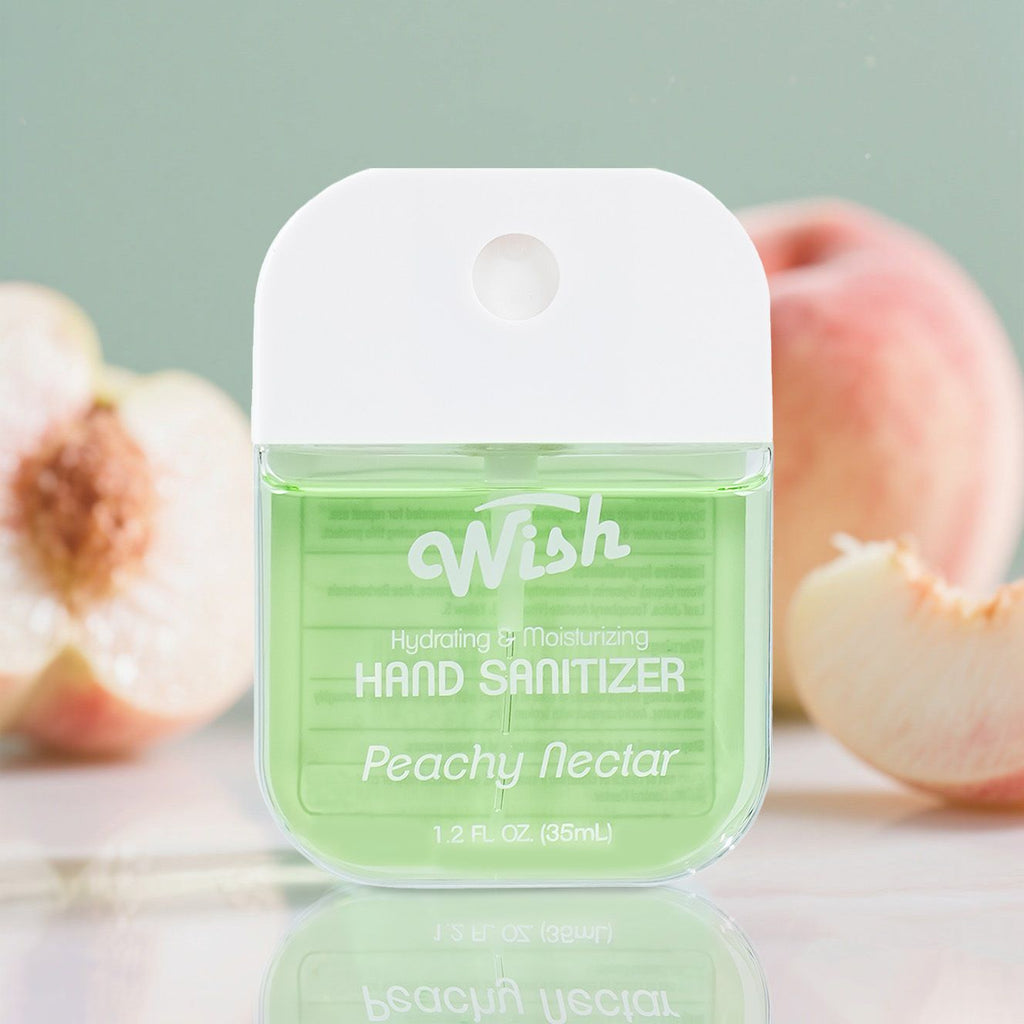 1.2 oz Hand Sanitizer Spray With Bag, (4 Scent) Purple Rain/Peachy Nectar/Fruit Punch/Cherry Pop