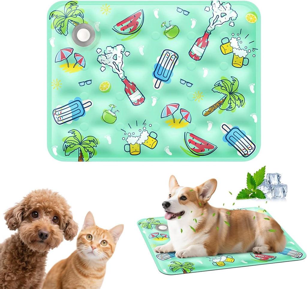 120*70cm Dog Cooling Mat, 2026 New Summer Pet Mats, Portable Pet Cooling Pad for Travel, Washable Gel Coolings Mat for Dogs and Cats Indoor Outdoor, Reusable Chill Pad Suitable for All Pets