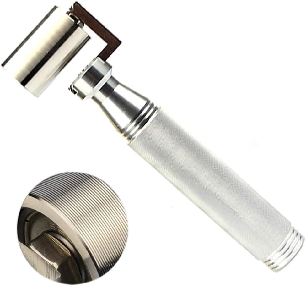 1.26 Inch Stainless Steel Seam Roller with Plastic Handle, Wallpaper Seam Roller Tool for Construction, Car Audio Sound Deadening, Heat Abatement Mat Application, Paint Smoothing Hand Tool